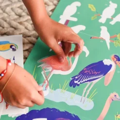 Poster Discovery Poppik et 45 stickers - Les Oiseaux