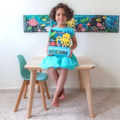 Poster Panorama Poppik et 750 gommettes - Aquarium
