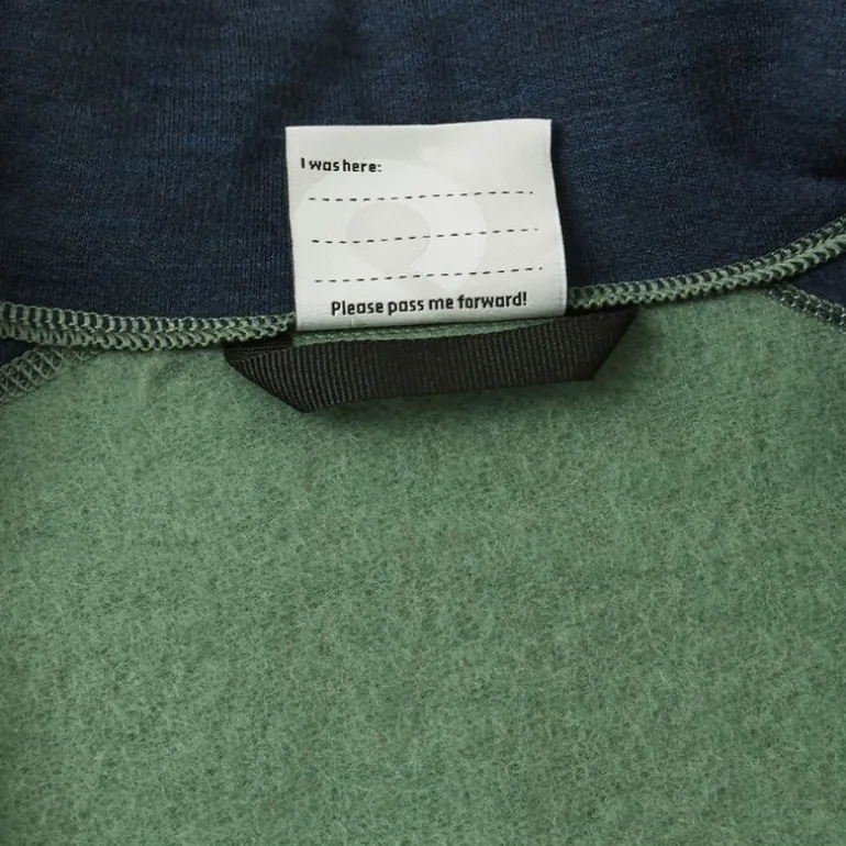 Pull en laine merinos enfant Merin - Reima - Green Clay