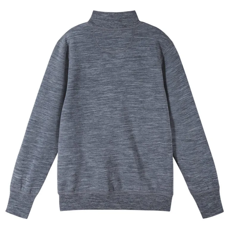 Pull en laine merinos enfant Mahin - Reima - Melange Grey