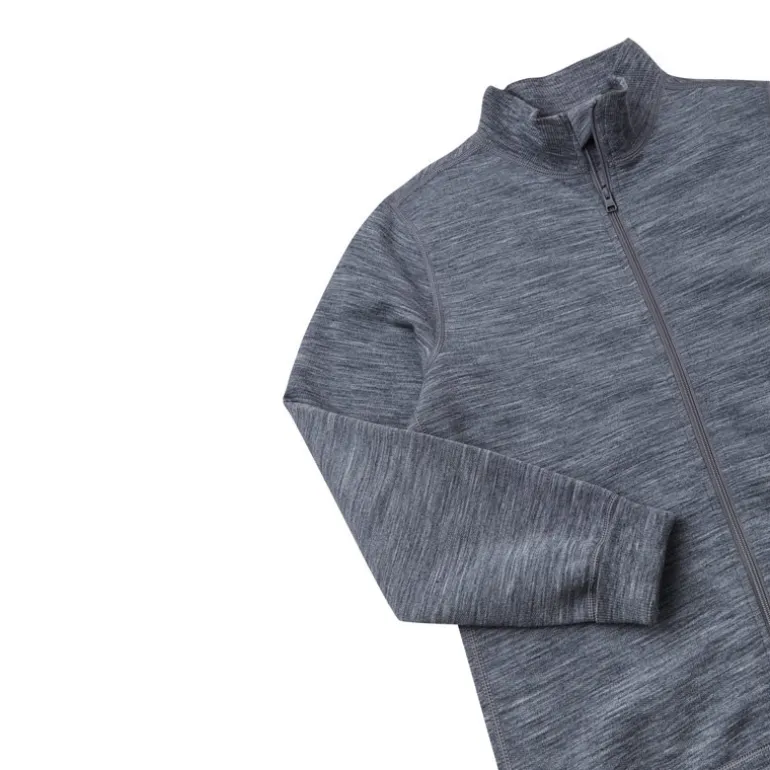 Pull en laine merinos enfant Mahin - Reima - Melange Grey