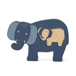 Puzzle bébé en bois Trixie - Eléphant