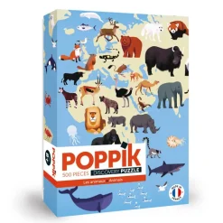 Puzzle éducatif Poppik - Les animaux - 500 pièces