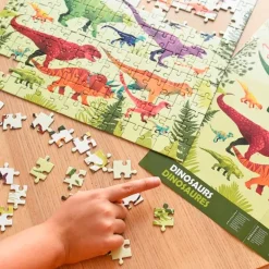 Puzzle éducatif Poppik - Les dinosaures - 280 pièces