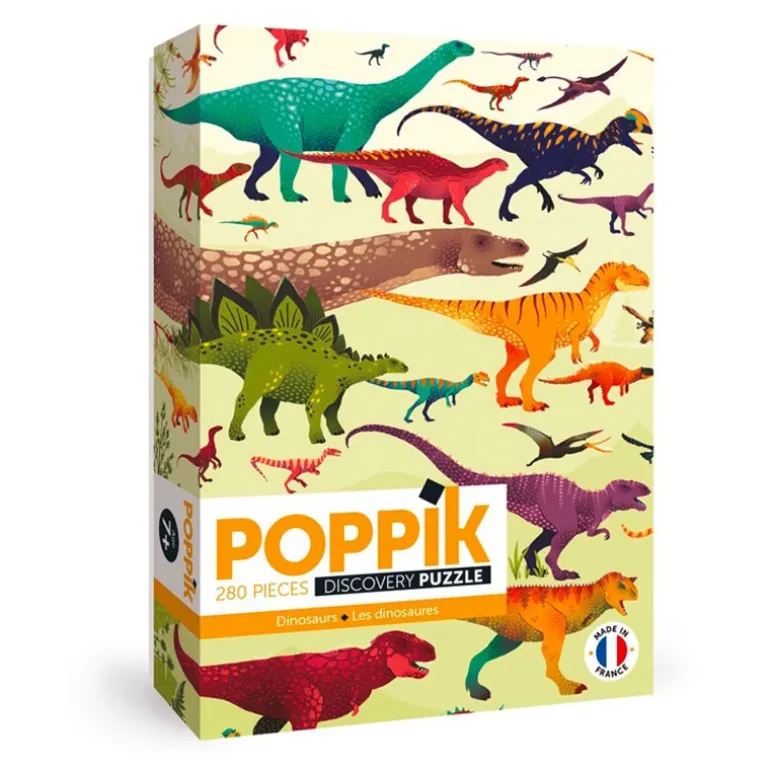 Puzzle éducatif Poppik - Les dinosaures - 280 pièces
