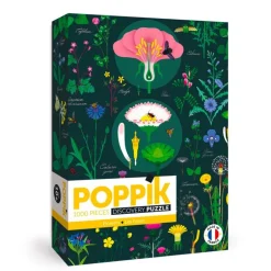 Puzzle éducatif Poppik - Les Fleurs - 1 000 pièces