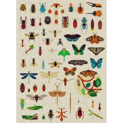 Puzzle éducatif Poppik - Les insectes - 500 pièces
