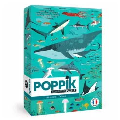 Puzzle éducatif Poppik - Les océans - 500 pièces