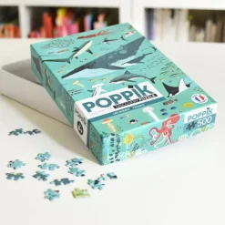 Puzzle éducatif Poppik - Les océans - 500 pièces
