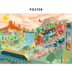Puzzles Go Back in time - Far west - Pirouette Cacahouète