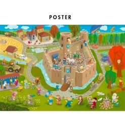 Puzzles Go Back in time - Moyen Age - Pirouette Cacahouète