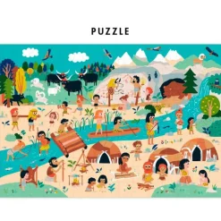 Puzzles Go Back in time - Nature Préhistoire - Pirouette Cacahouète