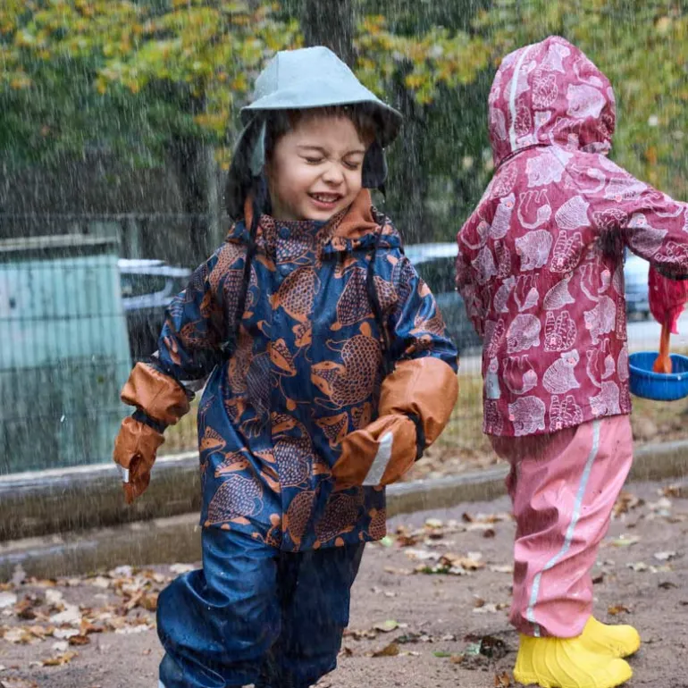 Raincoat Koski - 100% waterproof et doublé polaire - Reima - Navy