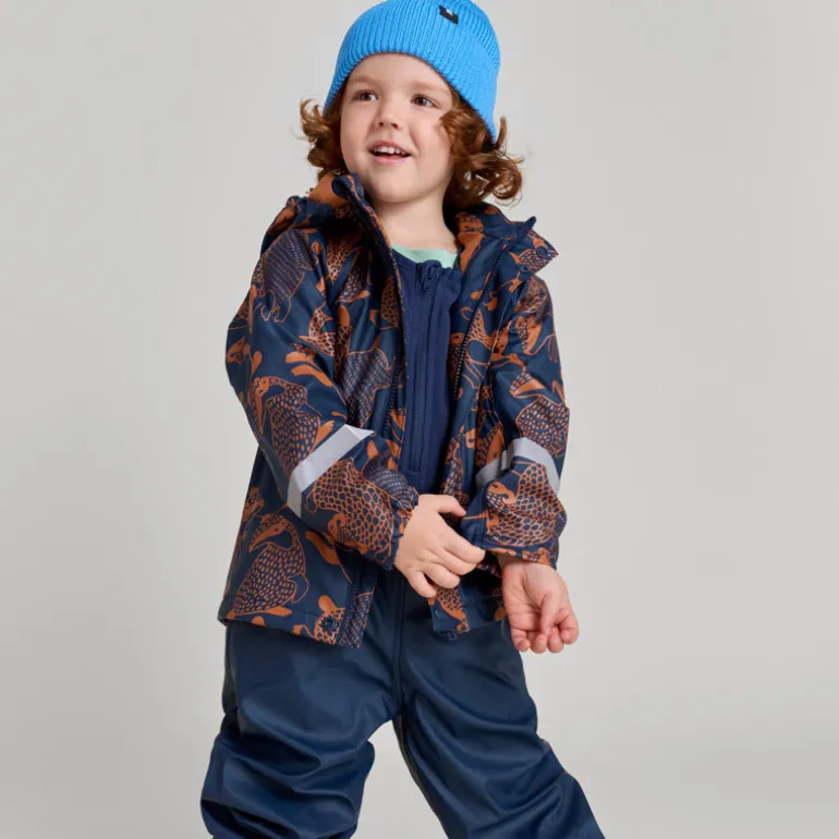 Raincoat Koski - 100% waterproof et doublé polaire - Reima - Navy