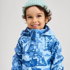 Raincoat Koski - 100% waterproof et doublé polaire - Reima - Denim Blue