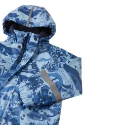 Raincoat Koski - 100% waterproof et doublé polaire - Reima - Denim Blue
