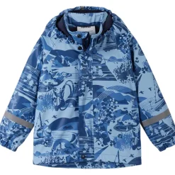 Raincoat Koski - 100% waterproof et doublé polaire - Reima - Denim Blue