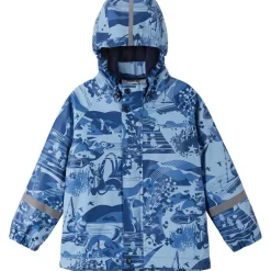 Raincoat Koski - 100% waterproof et doublé polaire - Reima - Denim Blue