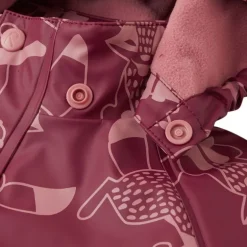 Raincoat Koski - 100% waterproof et doublé polaire - Reima - Jam Red