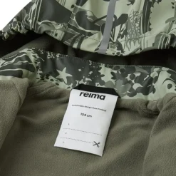 Raincoat Koski - 100% waterproof et doublé polaire - Reima - Greyish Green