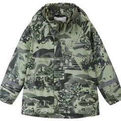 Raincoat Koski - 100% waterproof et doublé polaire - Reima - Greyish Green
