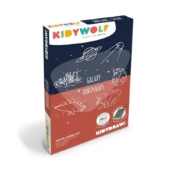 Recharge Kidydraw Mini - Galaxy & Dinosaures - Kidywolf