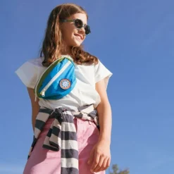 Sac banane enfant Vibe - KietLa - Kaki Bleu