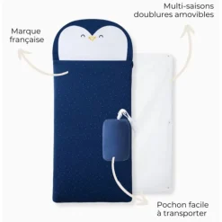Sac de couchage maternelle - Les Petites Billes - Pingouin
