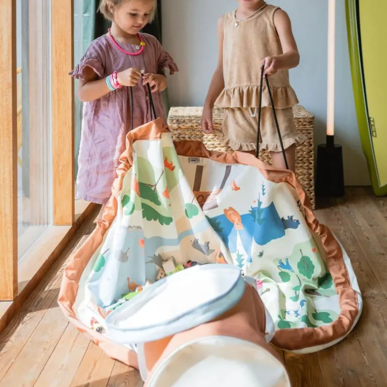 Sac de rangement et tapis de jeu Soo - Play and Go - Zoo