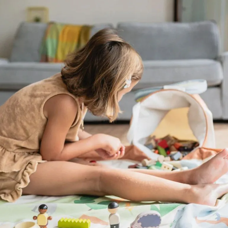 Sac de rangement et tapis de jeu Soo - Play and Go - Zoo