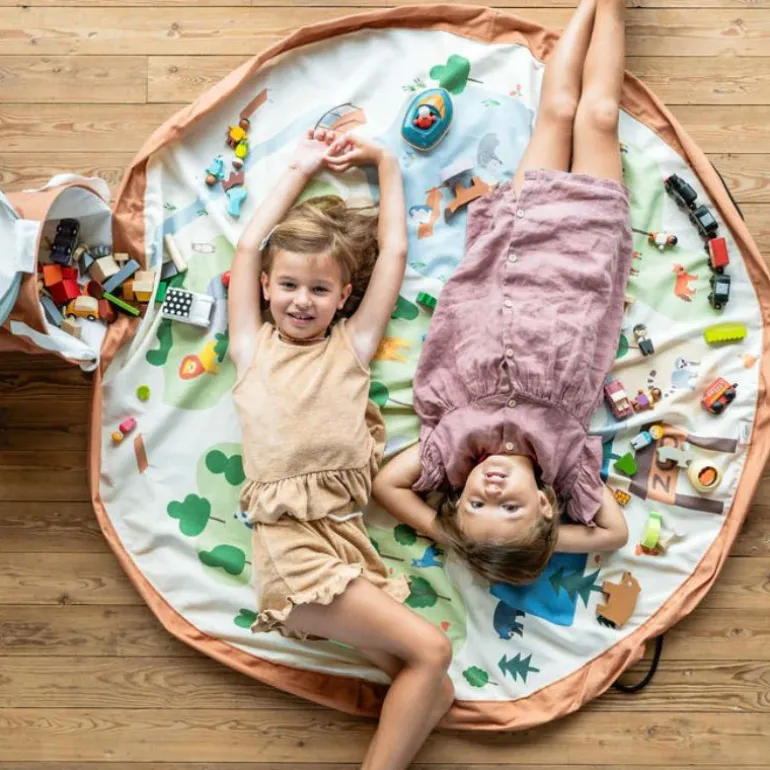 Sac de rangement et tapis de jeu Soo - Play and Go - Zoo