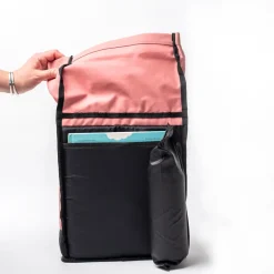 Sac à dos enfant Popoyo de MeroMero - Blossom Pink / Stone Grey