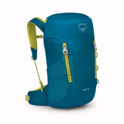 Sac à dos randonnée enfant Jet 18 Osprey - Blue Spikemoss / Lemo