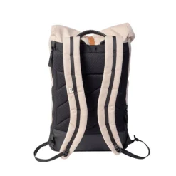 Sac à dos roll-top Wanaka - MeroMero - Sable / Brown Leather