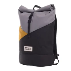 Sac à dos roll-top Wanaka Pocket - Mero Mero - Stone Grey / Chaï tea / Dark grey