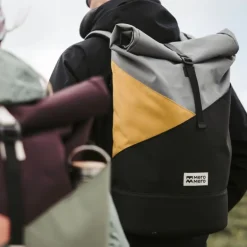 Sac à langer Squamish Pocket - Mero Mero - Stone Grey / Chaï tea / Dark grey