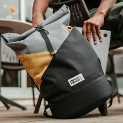 Sac à langer Squamish Pocket - Mero Mero - Stone Grey / Chaï tea / Dark grey