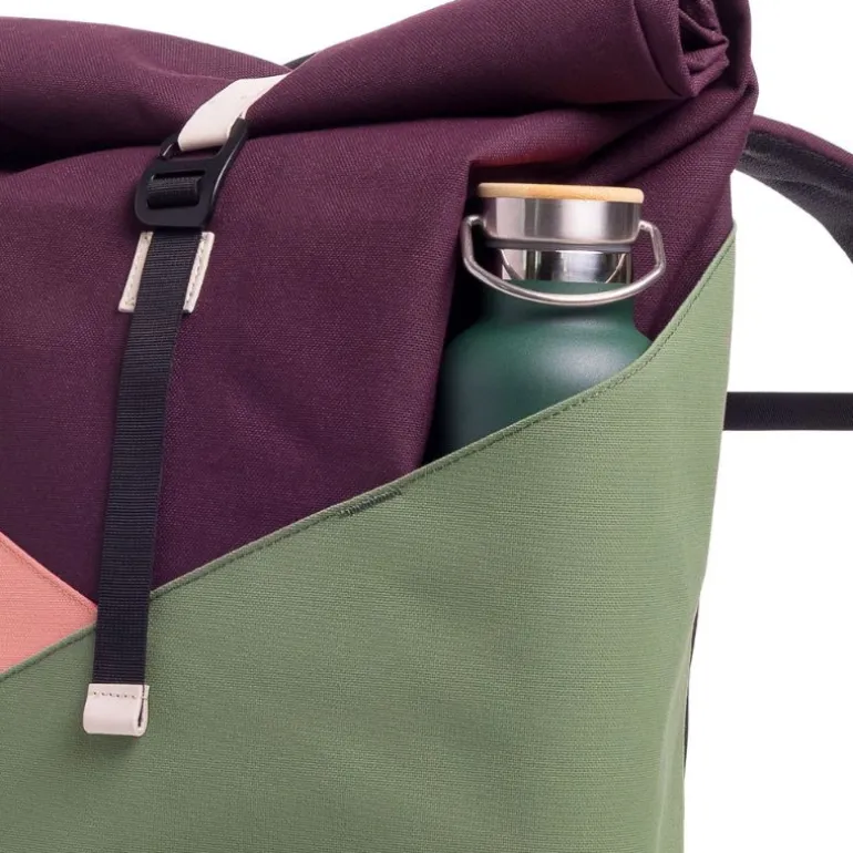 Sac à langer Squamish Pocket - Mero Mero - Aubergine / Blossom Pink / Cypress Green