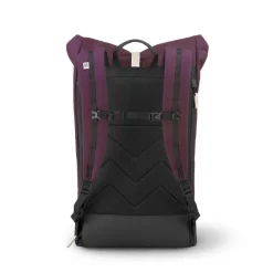 Sac à langer tout terrain Squamish V3 - MeroMero - Aubergine/Cuir Crème