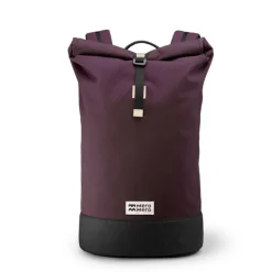 Sac à langer tout terrain Squamish V3 - MeroMero - Aubergine/Cuir Crème