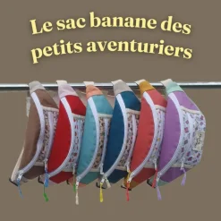 Sacoche banane enfant - Cheeky Monkey - Fraise