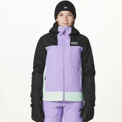 Seady JKT - Picture Organic Clothing - Blk Paisley Purp Siltgr