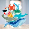 Set animaux marins en bois - Tender Leaf