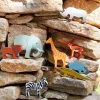 Set animaux safari en bois - Tender Leaf