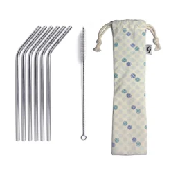Set de 6 pailles en Inox Gaspajoe