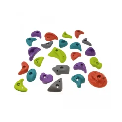Set de 20 prises escalade enfant - Slackers Climbing kit
