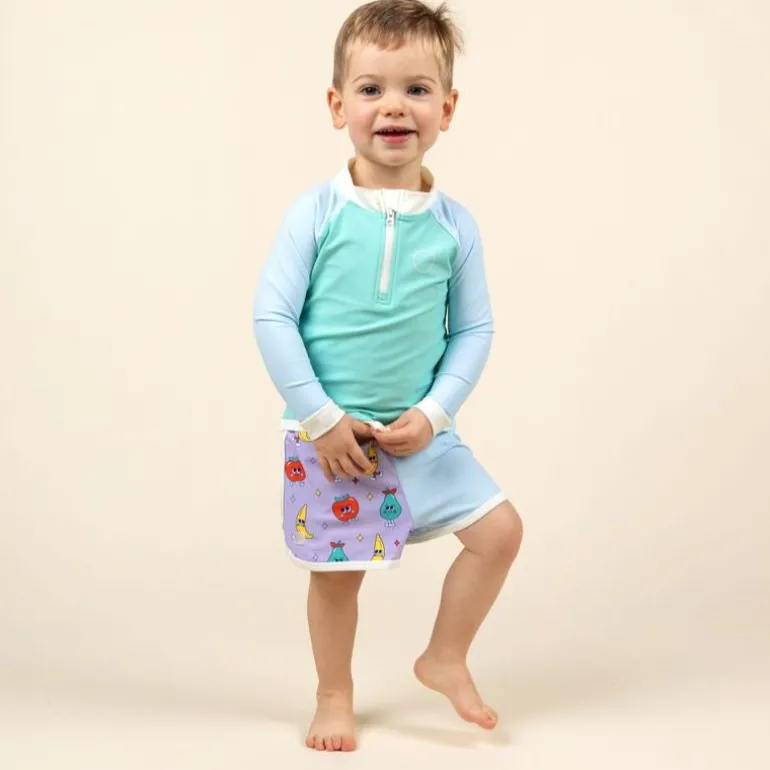 Short anti-UV enfant - KietLa - Fruit / Bleu