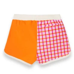 Short anti-UV enfant - KietLa - Tartan / Red