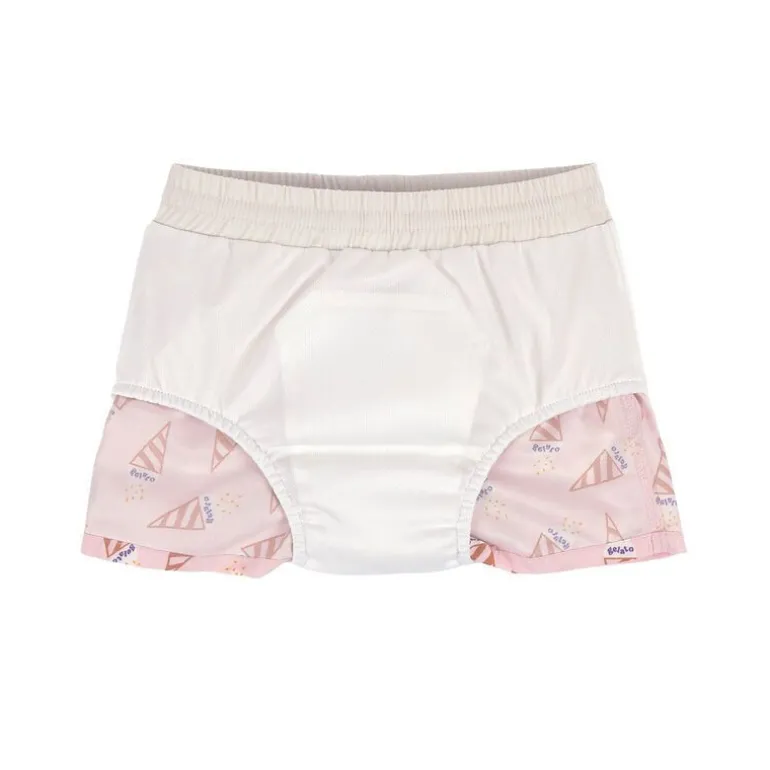 Short de bain bébé court anti-UV - Lassig - Ice Cream rose pâle