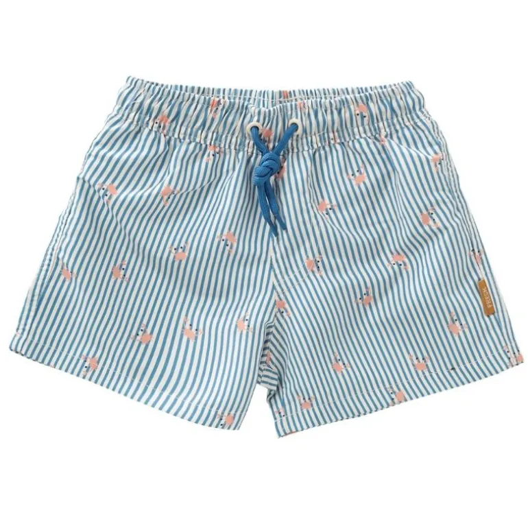 Short de bain enfant anti-UV - Fresk - Stripes & Crabs